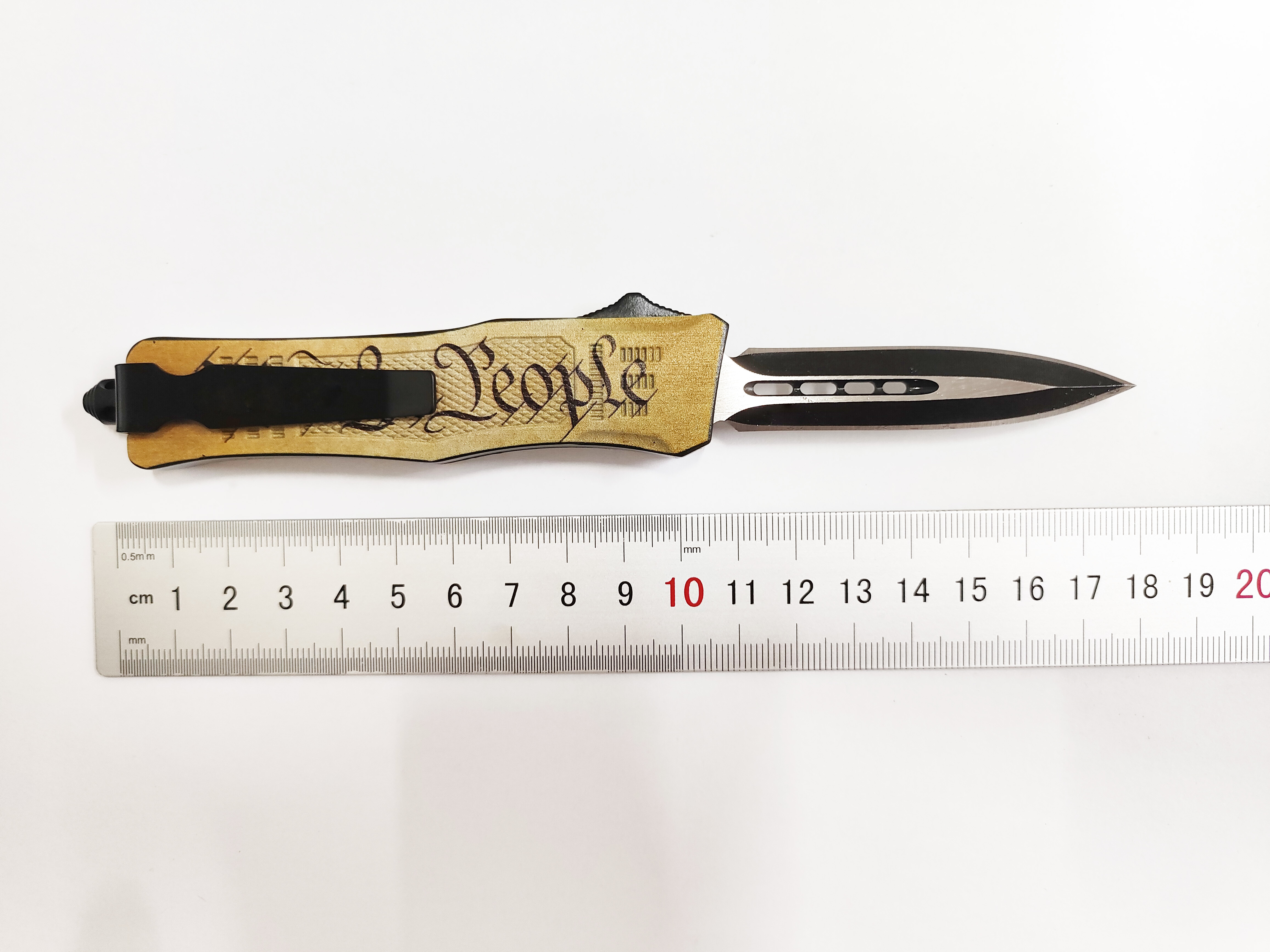 Micro-Tactical Legal Small Precision Pocket OTF Knife | Double Action Automatic Knife for Wholesale & B2B Bulk Orders