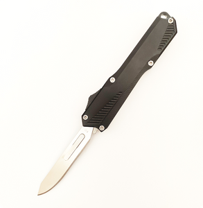 Wholesale #60 Replaceable Blade OTF Utility Knife | CNC Aluminum Handle Slide Out Safety OTF Scalpel EDC Hobby Art Pocket Knife for Industrial Cutting