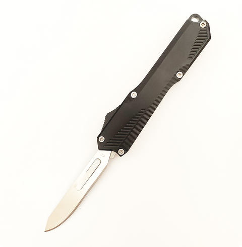 Wholesale #60 Replaceable Blade OTF Utility Knife | CNC Aluminum Handle Slide Out Safety OTF Scalpel EDC Hobby Art Pocket Knife for Industrial Cutting