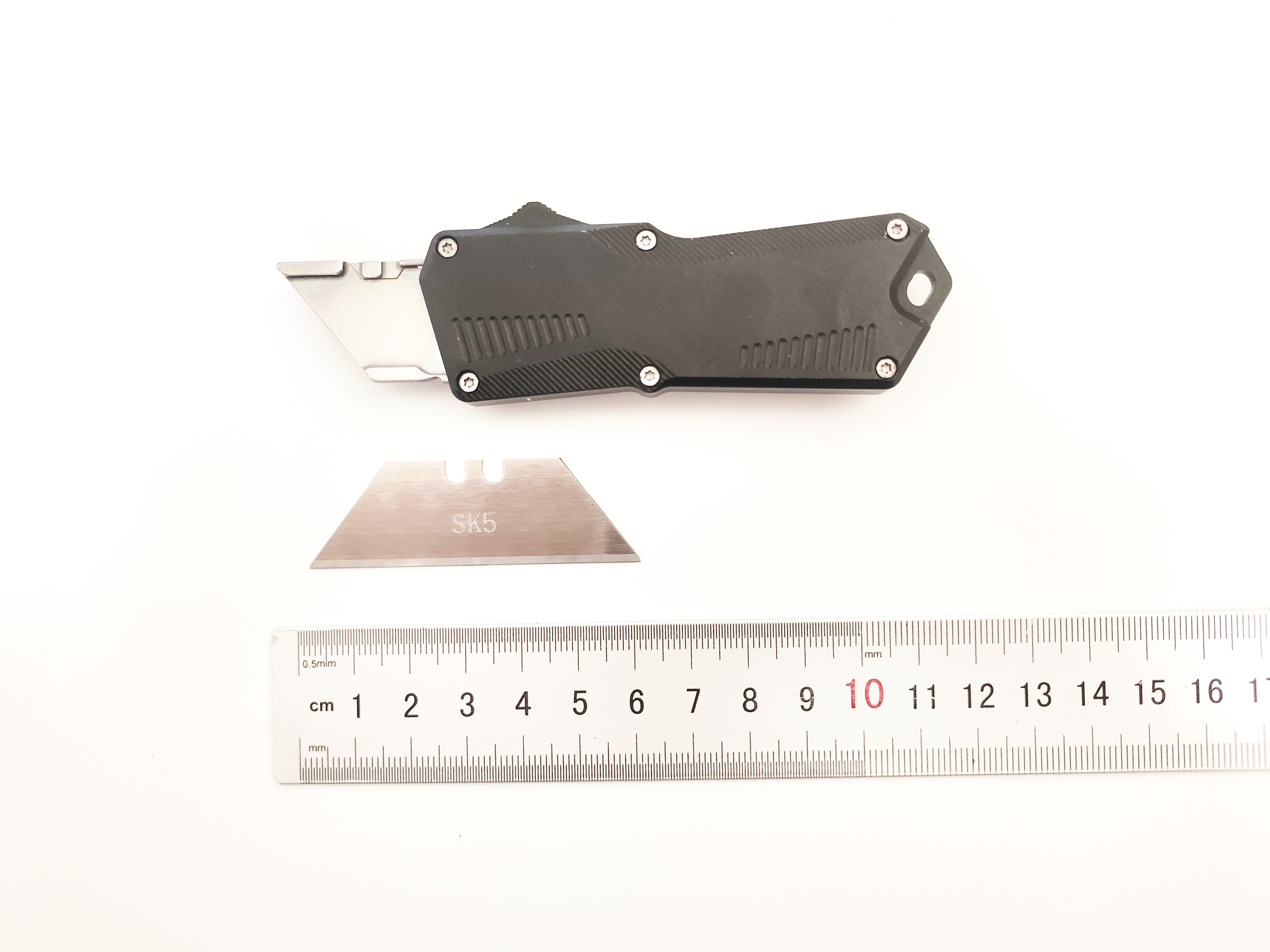 Apex Ring Box Cutter OTF Utility Knife Tactical Ring Knife Carton Opener Razor Knife - Stealth EDC Package Opener & Multi-Tool
