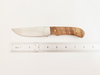 Custom 8 Inch Full Tang Fixed Blade Hunting Knife with Wood Handle & Steel Bolster, Drop Point Outdoor Bushcraft Knife OEM/ODM