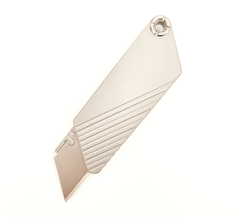 Premium Stainless Steel Gravity Actuated Everyday Carry (EDC) Utility Razor Knife | Custom Logo
