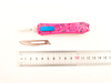 Custom CNC Aluminum OTF Scalpel Knife | Double Action Retractable Box Cutter & EDC Craft Utility Knife with Replaceable Razor Blades 