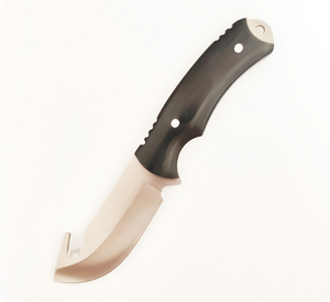 Custom Full Tang Fixed Blade Hunting Knife with Gut Hook, Heavy Duty Outdoor Skinner Knife for Field Dressing OEM/ODM