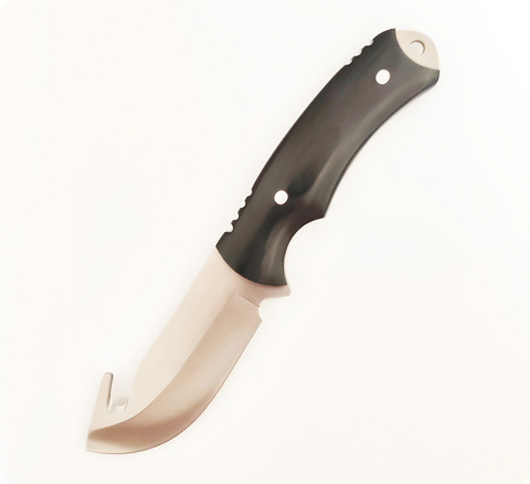 Custom Full Tang Fixed Blade Hunting Knife with Gut Hook, Heavy Duty Outdoor Skinner Knife for Field Dressing OEM/ODM