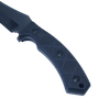 Custom 9.45 Inch Full Tang Tactical Survival Knife with Black Stonewashed Blade & Textured G10 Handle, Heavy Duty Outdoor Fixed Blade Knife OEM/ODM
