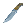 Custom 8 Inch Full Tang Fixed Blade Hunting Knife with Wood Handle & Steel Bolster, Drop Point Outdoor Bushcraft Knife OEM/ODM