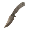 Custom 9.45 Inch Full Tang Tactical Survival Knife with Black Stonewashed Blade & Textured G10 Handle, Heavy Duty Outdoor Fixed Blade Knife OEM/ODM