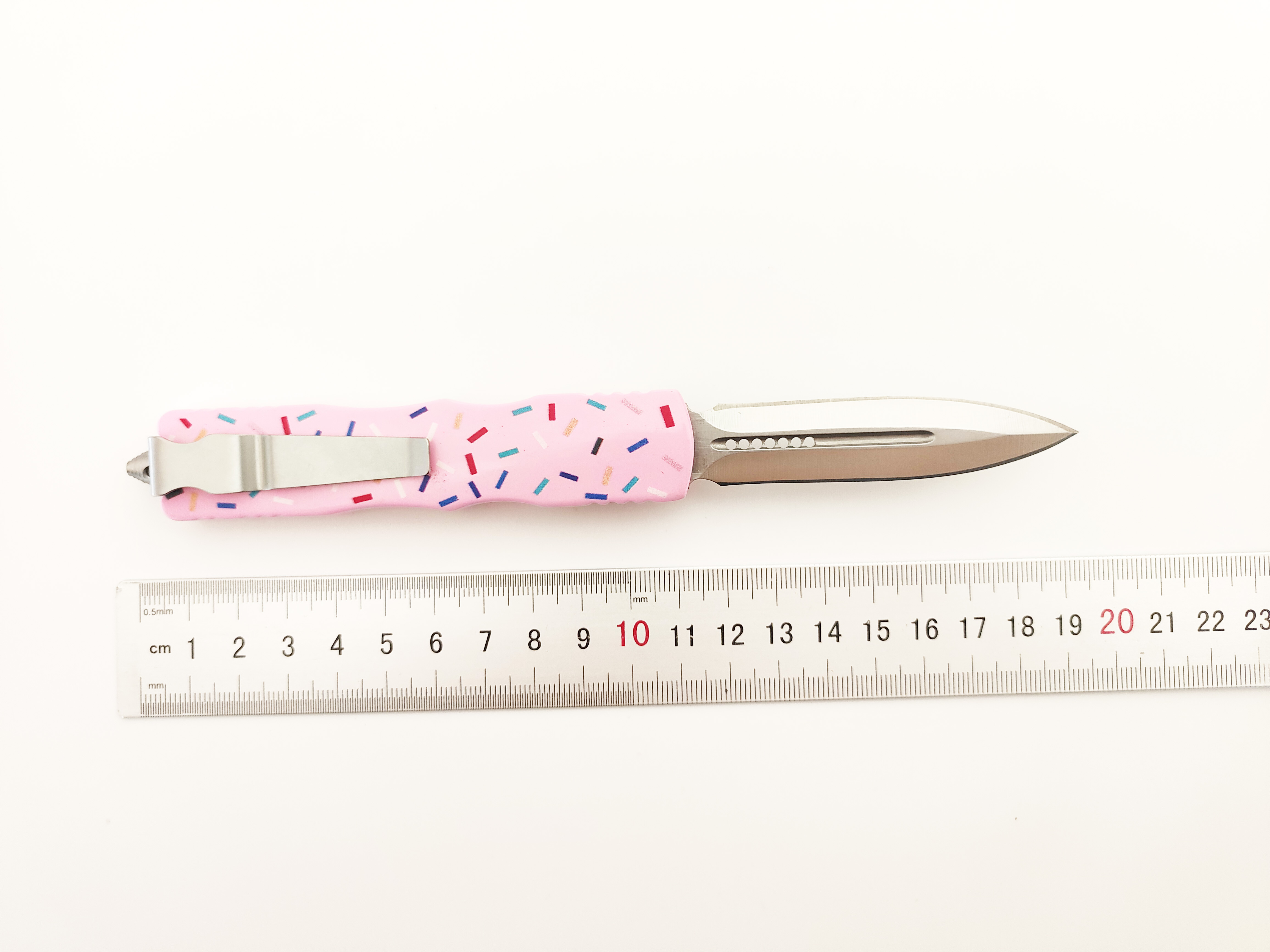 Small Tactical Donut Pocket OTF Knife | Double Action EDC Automatic Knife for Wholesale & B2B Bulk Orders