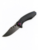 Custom OEM EDC Flipper Folding Pocket Knife with CNC Textured Handle & Stonewashed Blade