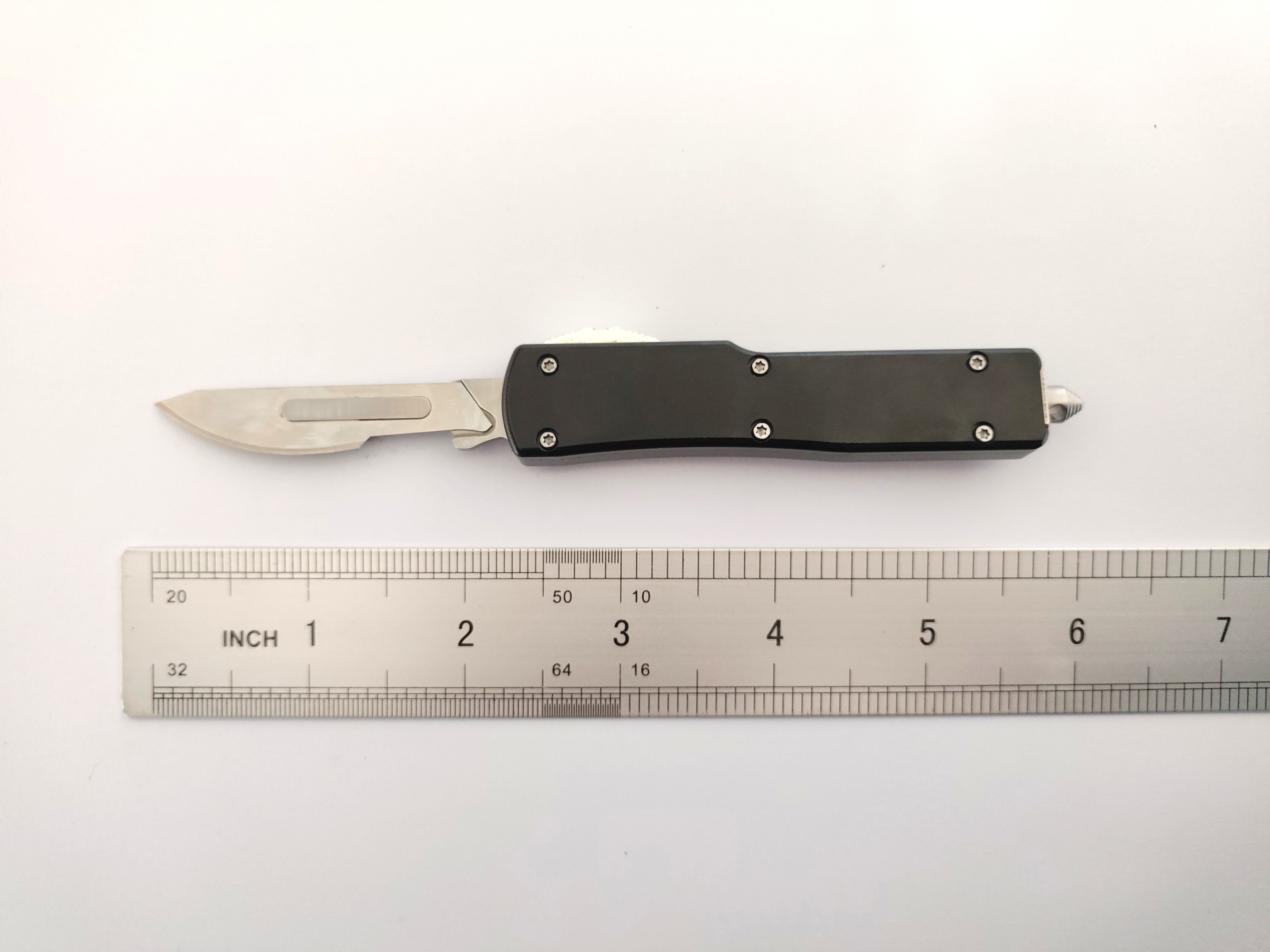 Tactical Slide Action Scalpel Knife | Compact Keychain EDC Utility Tool Bulk Supply