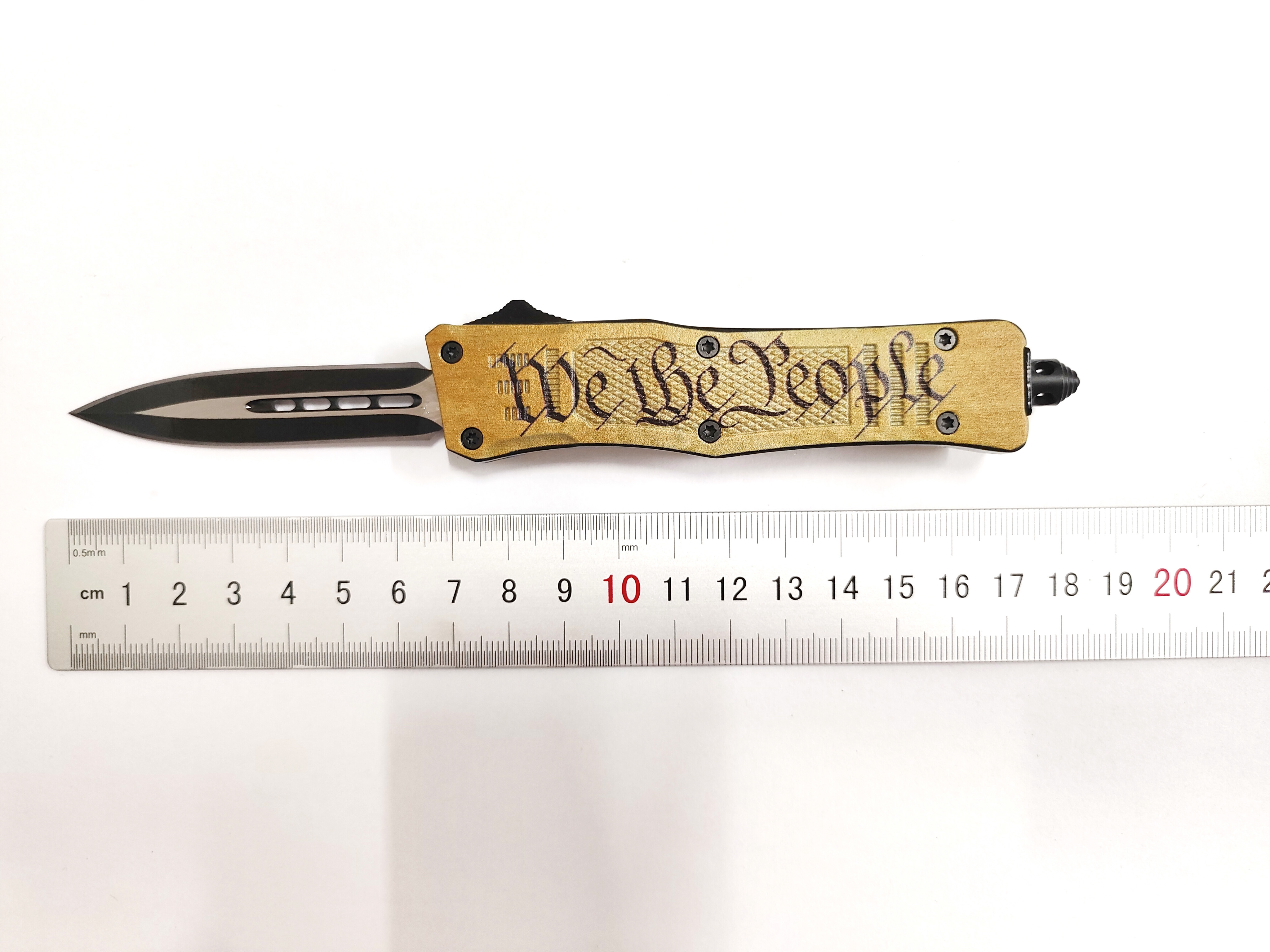 Micro-Tactical Legal Small Precision Pocket OTF Knife | Double Action Automatic Knife for Wholesale & B2B Bulk Orders