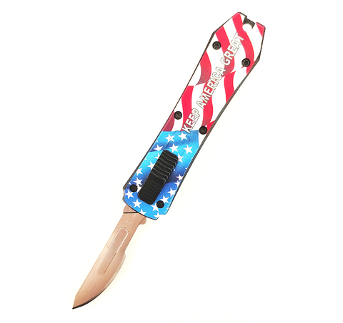 Custom OEM D/A OTF Surgical Scalpel Pocket Knife | Bulk Tactical EDC Retractable Precision Craft Utility Knife Source Factory